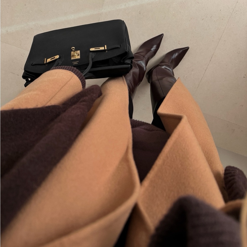 Rebecca Minkoff Dark Brown Heeled Boots, Size 8 - Picture 3 of 5